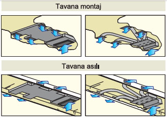 fujitsu vrf j serisi montaj türleri