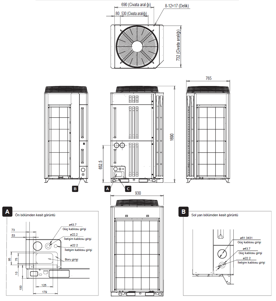 fujitsu-vrf-plus-8-10-12-hp-boyutları